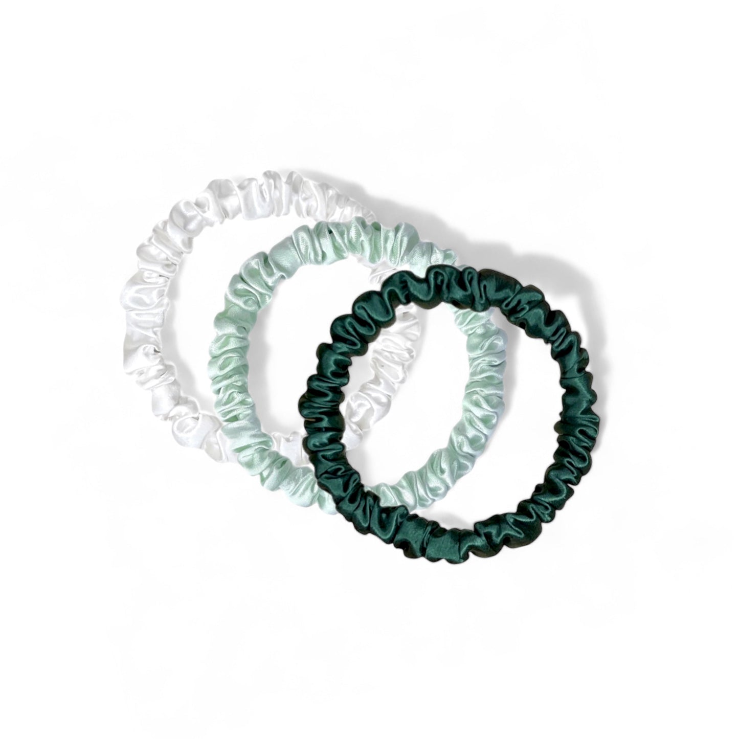 Skinny Silk Scrunchie Box - Pine Pack