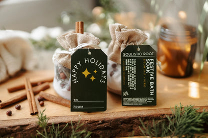 Festive Bath Soaks -Stocking Stuffers & Christmas Ornaments