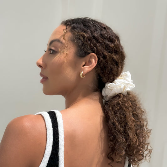 Organic XL Silk Scrunchie - Bela